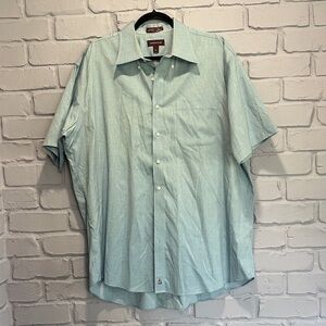 NWOT Nordstrom Light Blue Men's Casual Button-Down Shirt size 17 1/2
